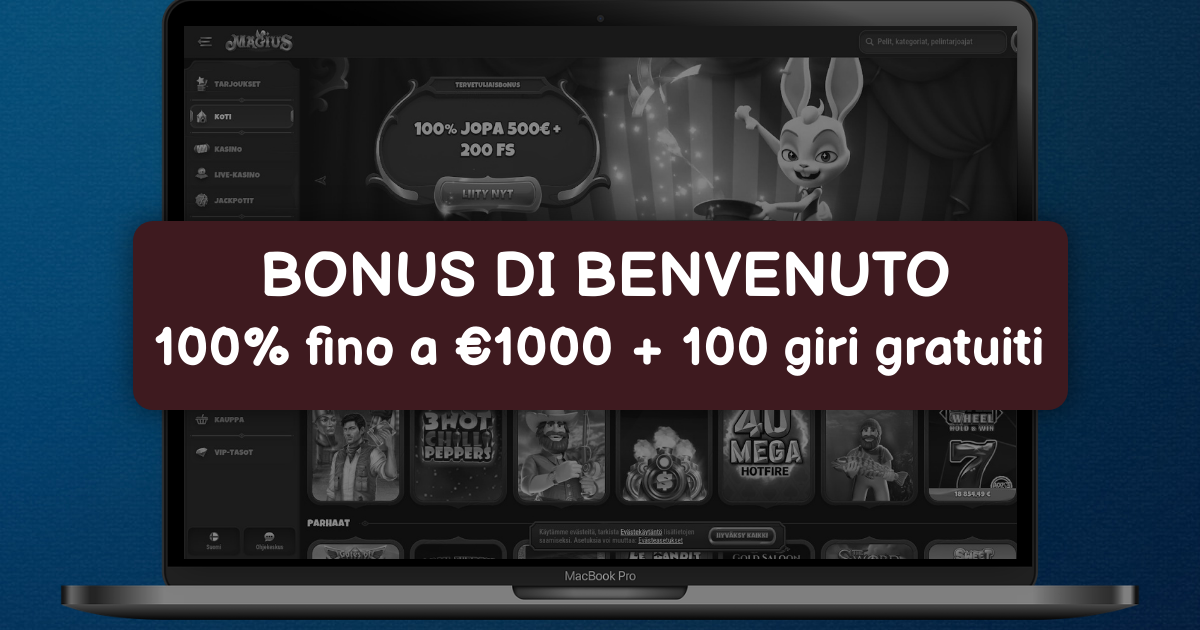 Magius Casino banner